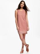 Old Navy Printed Shift Dress For Women - Red Print