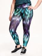 Old Navy Patterned Compression Plus Size Leggings Size 1x Plus - Night Light