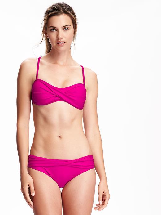 Old Navy Twisted Bandeau Top For Women - Pink Euphoria