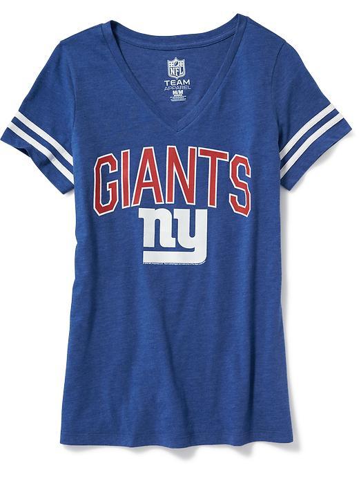 Old Navy Nfl V Neck Tee For Women - Giants