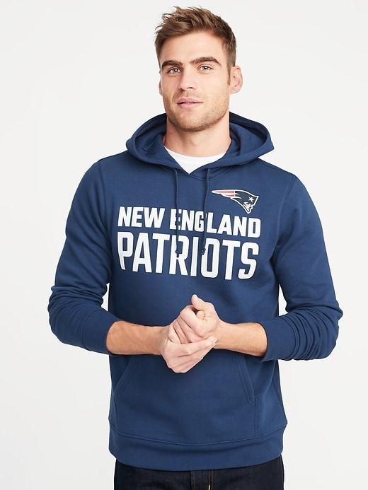 Old Navy Mens Nfl Team Football Graphic Pullover Hoodie For Men New England Patriots Size S