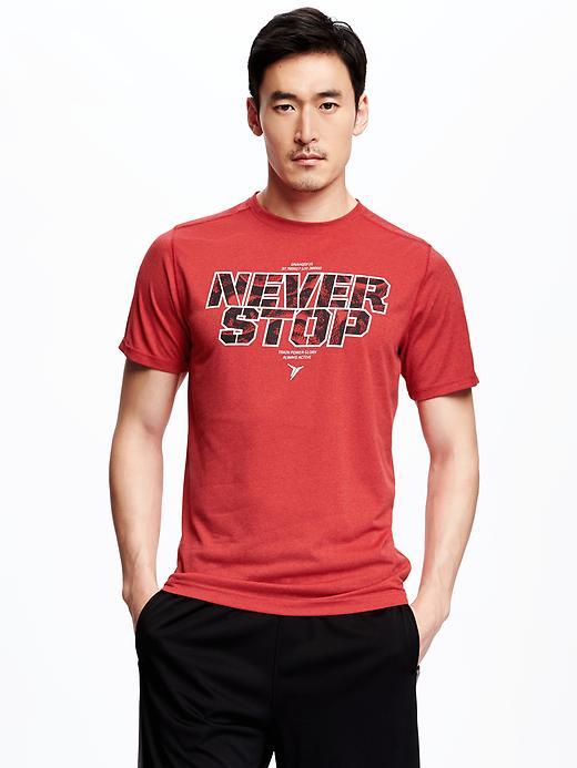 Old Navy Go Dry Performance Graphic Tee For Men - Apple Of My Eye