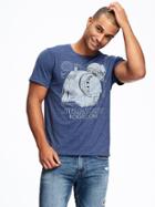 Old Navy Star Wars Graphic Tee For Men - Ink Blue Heather