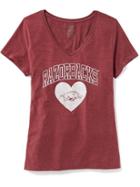 Old Navy Womens Ncaa V-neck Tee For Women Arkansas Size Xs