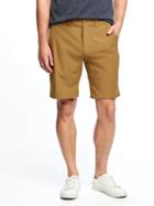Old Navy Go Dry Slim Performance Shorts For Men 9 - Bandolier Brown