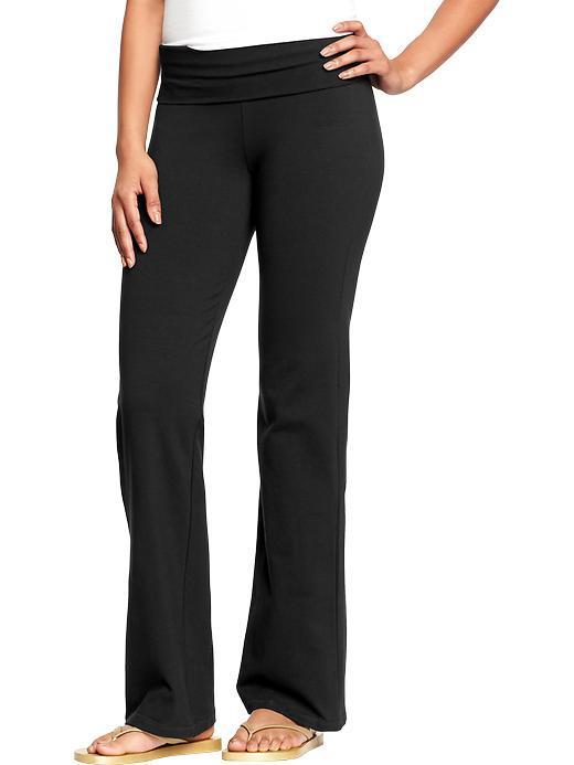 Old Navy Womens Wide Leg Yoga Pants - Black Jack