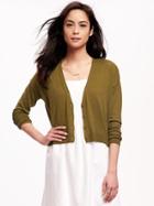 Old Navy Relaxed Hi Lo Cardi For Women - Gathering Moss