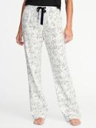 Old Navy Womens Patterned Flannel Sleep Pants For Women Astrological Constellation Size S