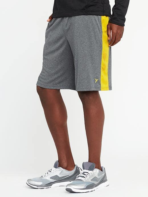 Old Navy Go Dry Training Shorts For Men 10 - Dark Heather Gray