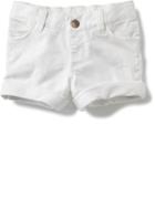 Old Navy Cuffed Denim Shorts - White