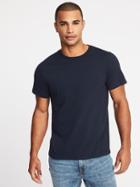 Old Navy Mens Soft-washed Crew-neck Tee For Men Ink Blue Size Xs
