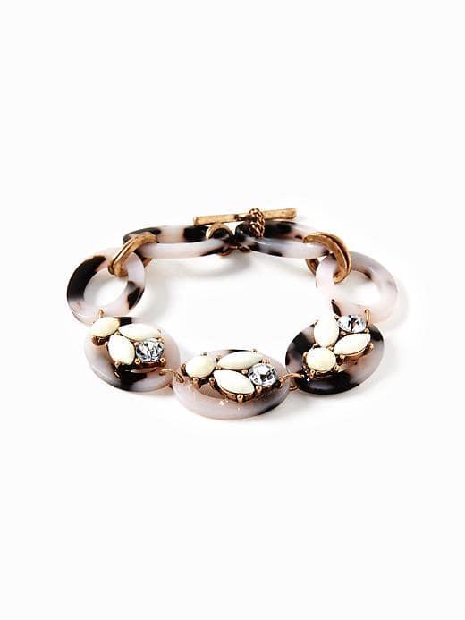 Old Navy Marbled Link Bracelet For Women - Marble