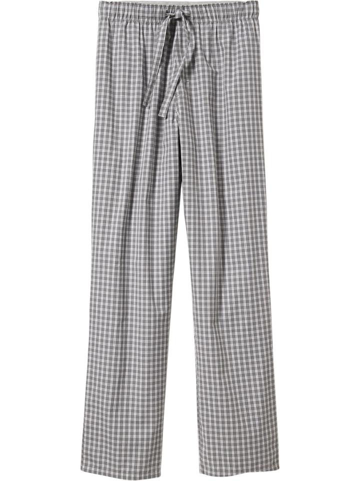 Old Navy Mens Patterned Pj Pants - Gray Plaid