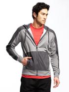 Old Navy Go Dry Cool Bonded Fleece Hoodie For Men - Heather Gray