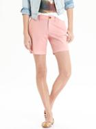 Old Navy Womens Stretch Twill Shorts 7&quot; Size 0 - Sf Pink