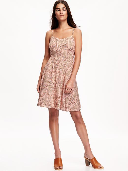 Old Navy Cami Dress For Women - Pink Paisley