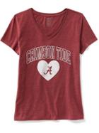 Old Navy Womens Ncaa V-neck Tee For Women Alabama Size S