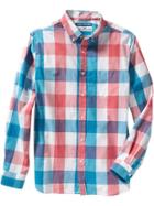 Old Navy Mens Classic Regular Fit Shirts Size Xxl Big - Apple Guava
