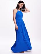 Old Navy Sleeveless Jersey Maxi Dress For Women - Bluest Eye