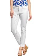 Old Navy Womens The Pixie Ankle Pants Size 10 Regular - Bright White