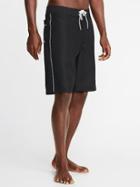 Side-piping Board Shorts For Men - 10-inch Inseam