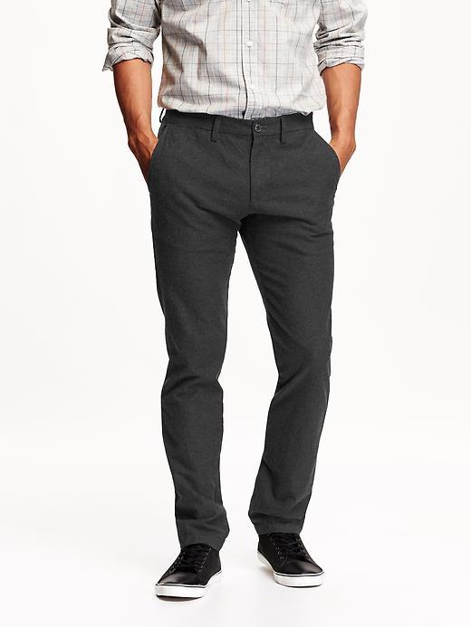 Old Navy Mens Ultimate Slim Khakis Size 44w 34l Big - Charcoal Heather