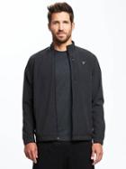 Old Navy Go Dry Stretch Woven Jacket For Men - Charcoal Active
