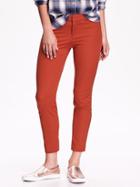 Old Navy The Pixie Mid Rise Ankle Pants Size 12 Regular - Blood Orange
