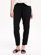 Old Navy Mid Rise Soft Pants For Women - Black