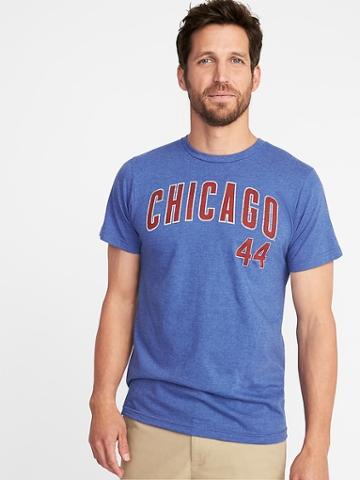 Old Navy Mens Mlb Team Player Tee For Men Chicago Cubs Rizzo 44 Size S