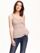 Old Navy Fitted 2 Way Layering Tank For Women - Icelandic Mineral