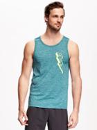 Old Navy Go Dry Graphic Run Tank For Men - Lake Shelton