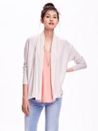 Old Navy Shawl Collar Open Front Cardigan - Cream