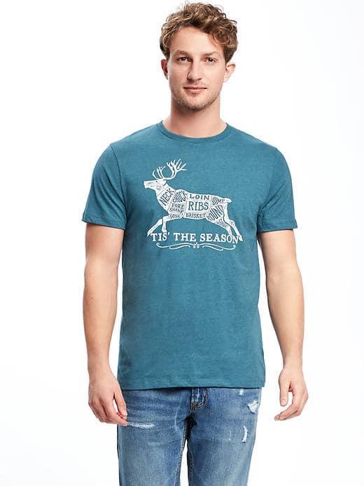 Old Navy Graphic Crew Neck Tee For Men - Song Of The Sea
