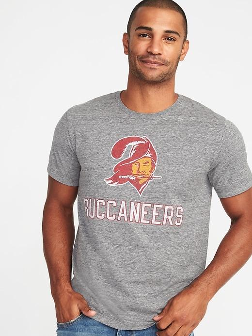Old Navy Mens Nfl Team Crew-neck Tee For Men Buccaneers Size S