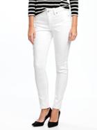 Old Navy Curvy Skinny Jeans For Women - Bright White