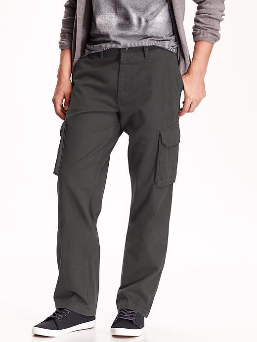 Old Navy Mens New Broken In Cargos Size 44 W (30l) Big - Gray Charles
