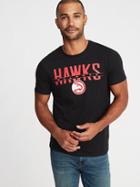 Old Navy Mens Nba Team Graphic Tee For Men Hawks Size Xxl
