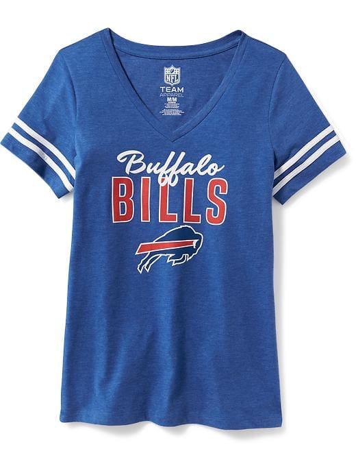 Old Navy Womens Nfl Team V-neck Tee For Women Bills Size S