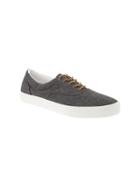 Old Navy Mens Canvas Lace Up Sneakers Size 10 - Charcoal Heather