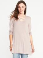 Old Navy Relaxed Cross Strap Tunic For Women - Icelandic Mineral