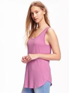 Old Navy Sueded Tulip Hem Tank For Women - Raspberry Blush