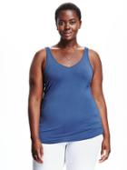 Old Navy Fitted Reversible Tank - Mariana Trench