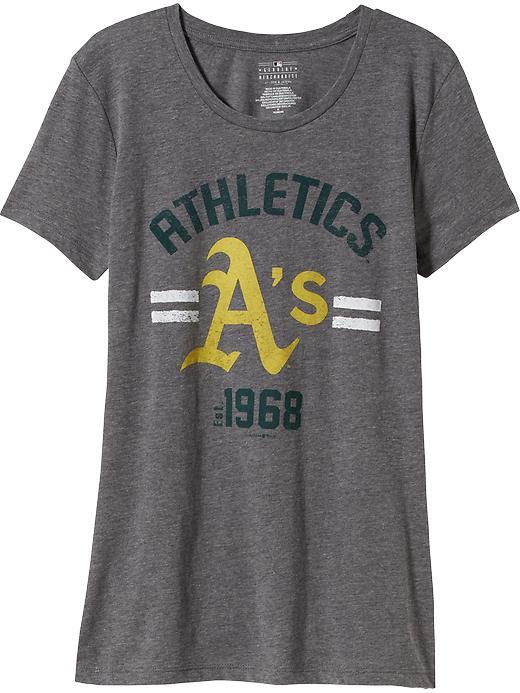 Old Navy Womens Mlb Team Tees Size L - Oakland Athletics