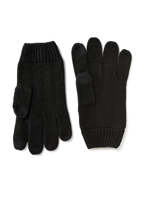 Old Navy Tech Tip Sweater Gloves - Black
