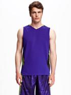 Old Navy Go Dry Mesh Basketball Tank For Men - Dive Bar Polyester