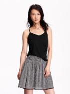 Old Navy Womens Relaxed V Neck Cami Size Xxl Petite - Blackjack