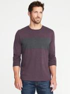 Old Navy Mens Soft-washed Color-block Tee For Men Magical Potion Size Xxl