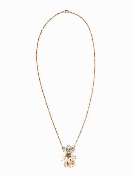 Old Navy Beaded Cluster Pendant Necklace For Women - Creme De La Creme
