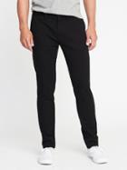 Old Navy Mens Relaxed Slim Ultimate Built-in Flex Khakis Black Size 48w